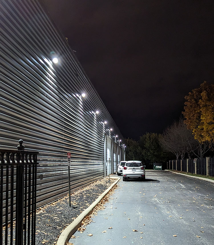 LED rotating wall packs